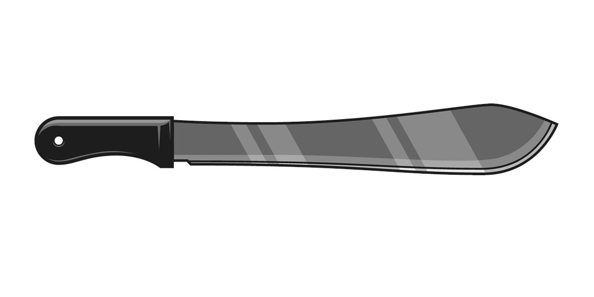 Filipino Bolo machete — hand forged traditional blade